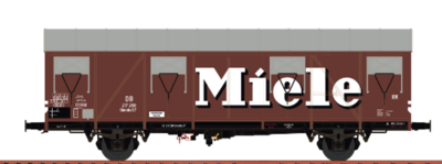 BRAWA 47290 H0 Gedeckter Güterwagen Glmmhs 57 'Miele', DB, Ep. III