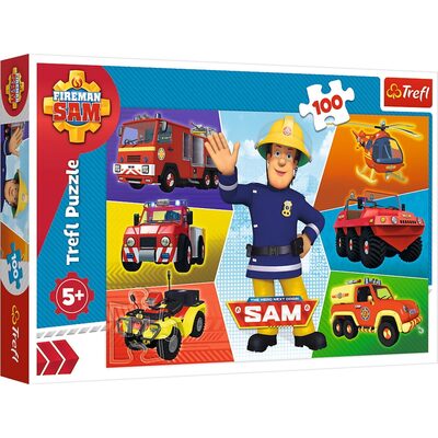 TREFL 16354 Puzzle 100 Teile - Feuerwehrmann Sam