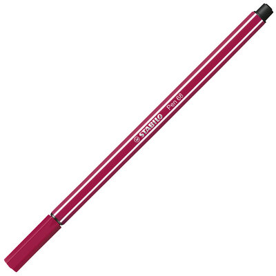 STABILO 68/50 Premium-Filzstift - STABILO Pen 68 - Einzelstift - dunkelrot