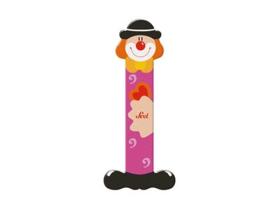 SEVI 81745 Holzbuchstabe I Clown 10 cm, sortiert