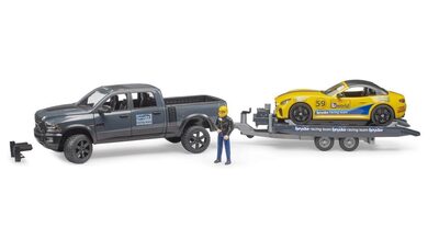 BRUDER 02504 RAM 2500 Power Wagon und Roadster Bruder Racing Team
