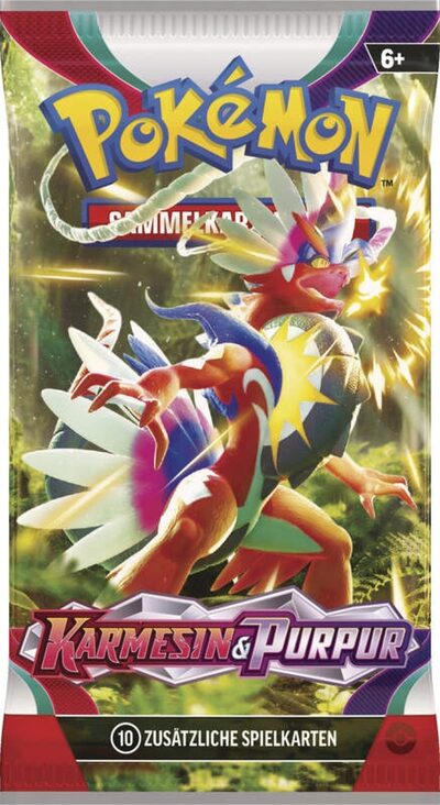 POKEMON 45569 PKM Pokémon KAPU01 Karmesin & Purpur Booster