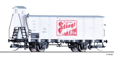 TILLIG 17382 TT Gedeckter Güterwagen „Salzburger Stiegl-Bier“, ÖGEG, Ep. VI