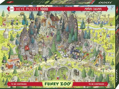 HEYE 299637 Puzzle 1000 Teile Transylvanian Habitat, Funky Zoo