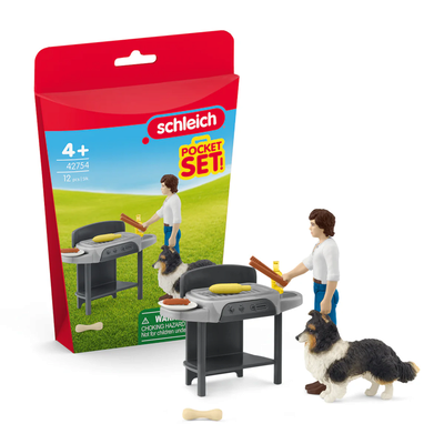 SCHLEICH 42754 POCKET SET Barbecue mit Tom