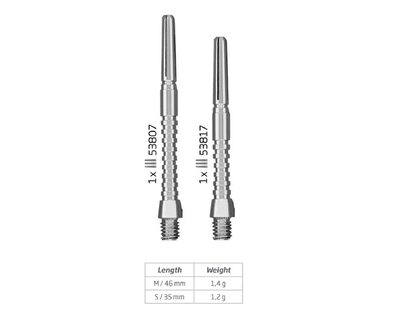 BULL'S 53807 BULL'S Tecno Aluminium Shaft