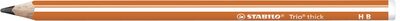 STABILO 399/03-HB Bleistift - STABILO Trio dick in orange - Einzelstift - Härtegrad HB