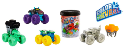HOT WHEELS HJF39 Monster Trucks - Color Reveal Truck