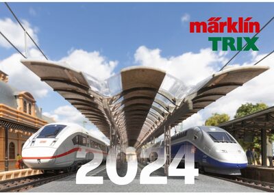 MÄRKLIN 19855 Märklin-/Trix-Wandkalender 2024