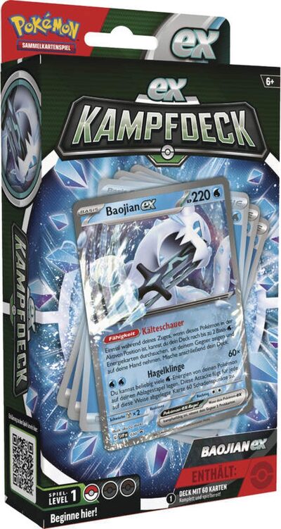 POKEMON 45507 PKM Pokémon EX-Kampfdeck Baojian-ex oder Granforgita-ex, sortiert