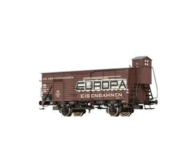 BRAWA 49747 H0 Gedeckter Güterwagen G10 „EUROPA SPIELWAREN”, DB, Ep. III
