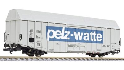 LILIPUT L235807 H0 Güterwagen Hbks (kurz) 'pelz-watte', DB, Ep. IV