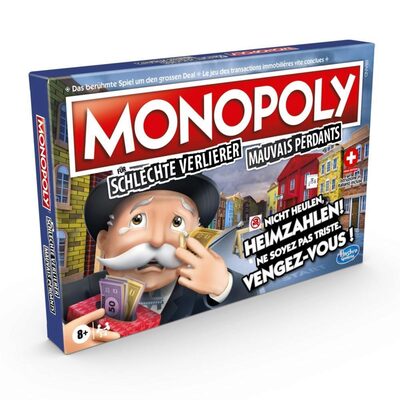 HASBRO E9972100 Monopoly für schlechte Verlierer