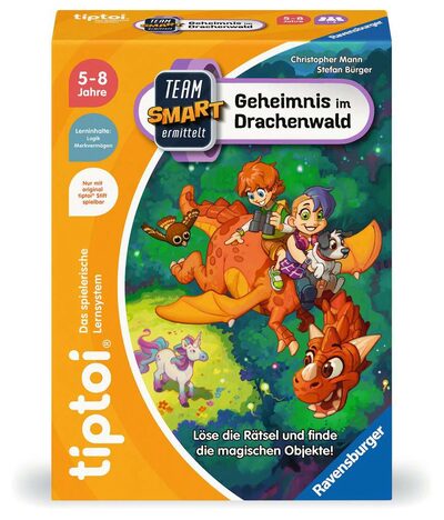 RAVENSBURGER 00224 tiptoi® Team SMART ermittelt – Geheimnis im Drachenwald