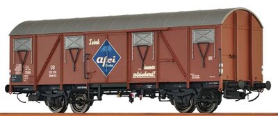BRAWA 67808 N Gedeckter Güterwagen Glmhs50 „Afri Cola”, DB, Ep. III
