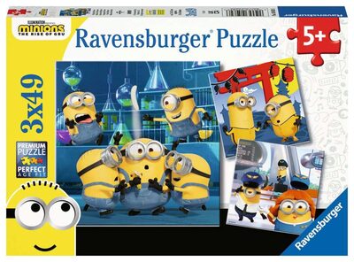 RAVENSBURGER 05082 Witzige Minions - 3x49 Teile Puzzle