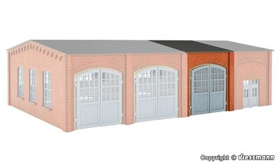 VOLLMER 45643 H0 Erweiterungs-Set für LKW-Werkstatt 45642 - Polyplate Bausatz