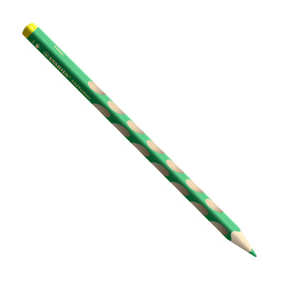 STABILO 331/536-6 Ergonomischer Buntstift für Linkshänder - STABILO EASYcolors - Einzelstift - deckgrün opaque