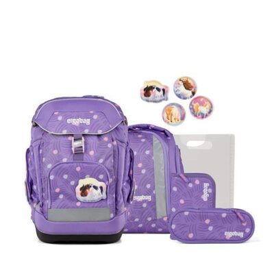 ERGOBAG 01299-90396-10 Schulranzen-Set PonyBäradies maxi, Lila