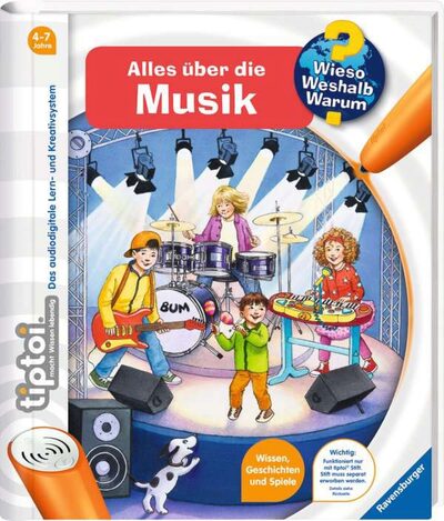 RAVENSBURGER 32923 tiptoi® Wieso? Weshalb? Warum? Alles über Musik