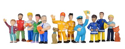 SIMBA 109251042 Feuerwehrmann Sam Sammelfiguren Serie 2, 12-sort.