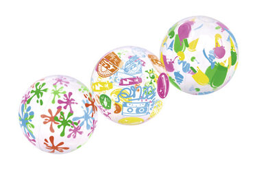 BESTWAY 31001 Wasserball Designer Ø 61 cm, farblich sortiert