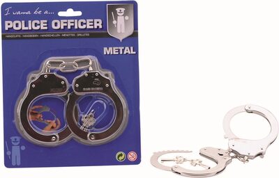 JOHNTOY 26463 Handschellen aus Metall