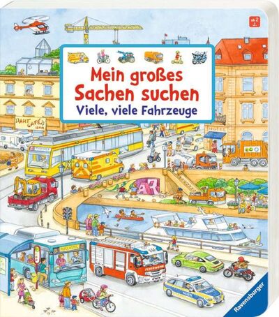RAVENSBURGER 43742 Mein großes Sachen suchen: Viele, viele Fahrzeuge