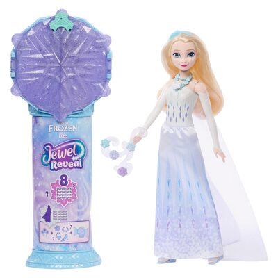 MATTEL JJY36 Disney Die Eiskönigin Juwel Reveal Elsa Puppe
