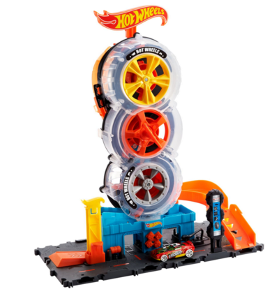 HOT WHEELS HDP02 Hot Wheels City Super Reifenshop Spielset