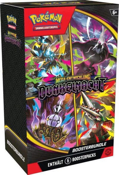 POKEMON 14269 PKM Pokémon ME05 Boosterbundle Mega-Entwicklung - Dunkelnacht