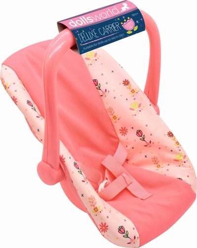 DOLLSWORLD 78715 Baby-Autositz mit Tragegriff