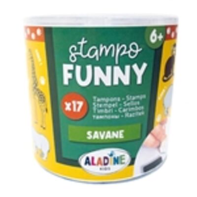ALADINE 00000000000000085175 Kinder Stempel Funny Savanne
