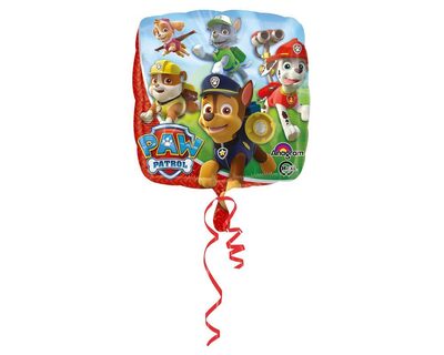 AMSCAN 3017901 Standard Paw Patrol Folienballon S60 verpackt 43 cm