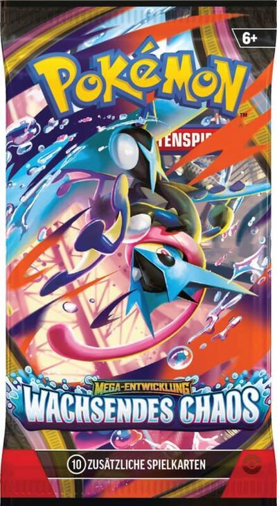 POKEMON 14107 PKM Pokémon Boosterpack Mega-Entwicklung - Wachsendes Chaos