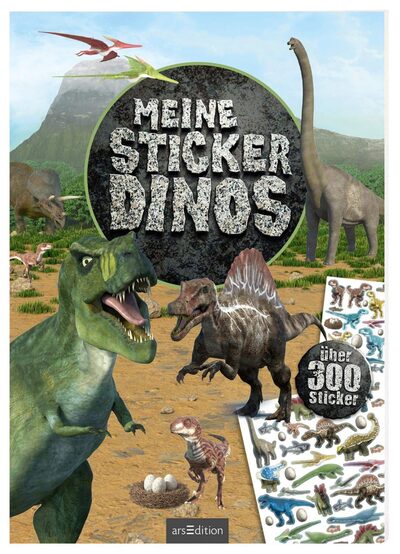 ARSEDITION 132779 Meine Sticker-Dinos: Über 300 Sticker