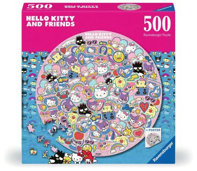 RAVENSBURGER 12001391 Puzzle für Erwachsene 500 Teile Hello Kitty and Friends