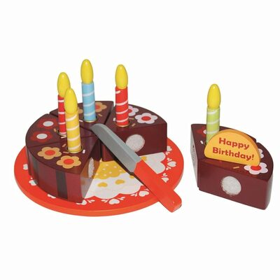 SIVA 228252 Kaufladen-Torte Holz zum Schneiden