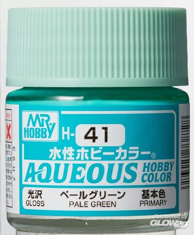 MR HOBBY - GUNZE H-041 Mr Hobby -Gunze Aqueous Hobby Colors (10 ml) Pale Green [30