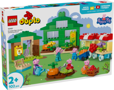 LEGO® DUPLO® 10461 Peppa Pig Opas Garten und Gewächshaus