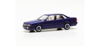 HERPA 033961-002 1:87 Audi V8 Limousine mit BBS-Felgen, blaumetallic