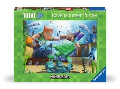 RAVENSBURGER 12000421 Puzzle für Erwachsene 1000 Teile Minecraft Mosaic