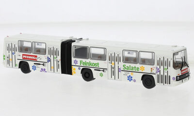 BREKINA 59725 1:87 / H0 Ikarus 280.02 1990, BVB - Pfennigs Feinkost,