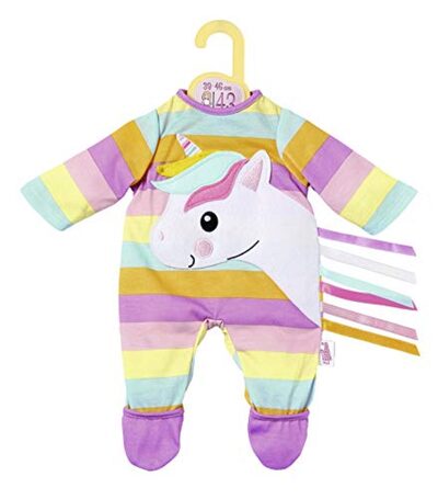 ZAPF 870501 Dolly Moda Einhorn Strampler 43 cm