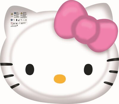 HAPPY PEOPLE 16980 Hello Kitty Floater mit aufgeblasener Schleife, 150 cm