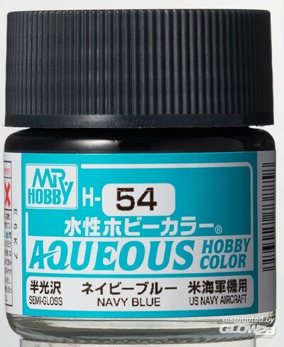 MR HOBBY - GUNZE H-054 Mr Hobby -Gunze Aqueous Hobby Colors (10 ml) Navy Blue [30