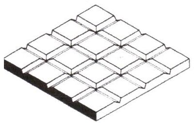 EVERGREEN 504501 Gehwegplatten, 1x150x300 mm,