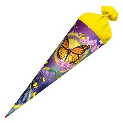 ROTH 677331 Motiv-Schultüte, Schmetterling, 70 cm, rund