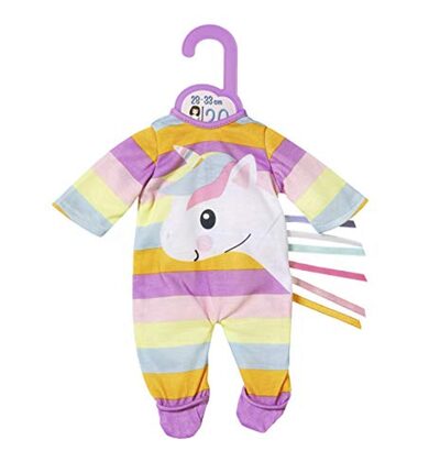 ZAPF 870648 Dolly Moda Unicorn Strampler 30 cm