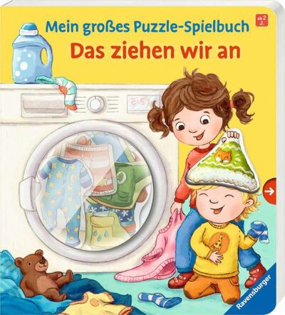 RAVENSBURGER 41046 Mein großes Puzzle-Spielbuch: Das ziehen wir an